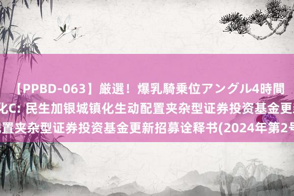 【PPBD-063】厳選！爆乳騎乗位アングル4時間 民生城镇化A，民生城镇化C: 民生加银城镇化生动配置夹杂型证券投资基金更新招募诠释书(2024年第2号)