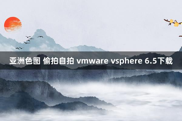 亚洲色图 偷拍自拍 vmware vsphere 6.5下载